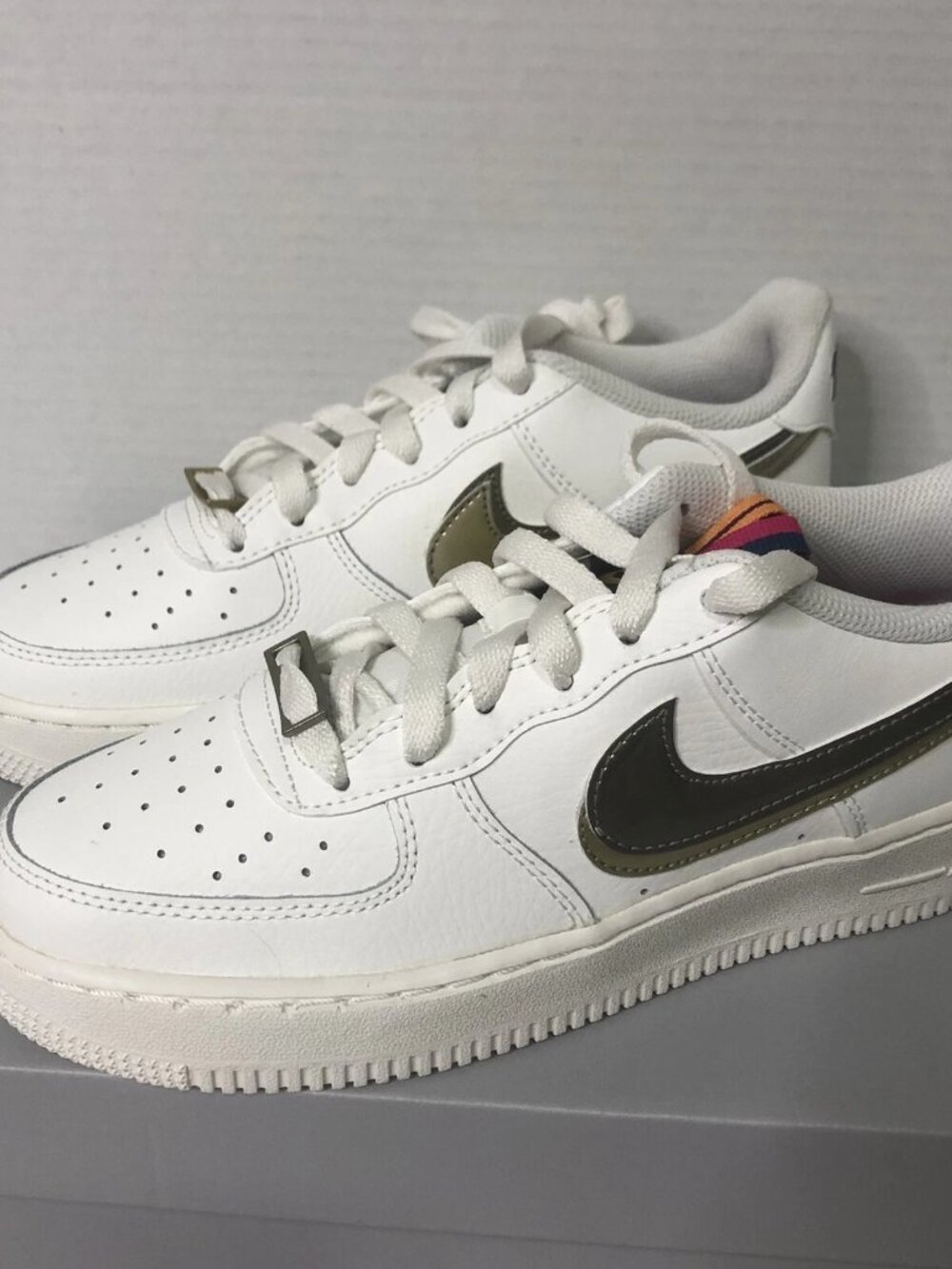 Nike Air Force 1 LV8 GS AF1 Double Swoosh DH9595-001 Wmn Sz 7, 7.5 Youth 5.5 6